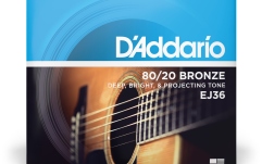 Corzi chitară acustică Daddario EJ36 12-String Bronze Light 10-47