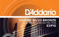 Corzi de chitara acustica DAddario coated 80/20 Bronze EXP10