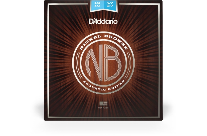 Corzi chitară acustică Daddario NB1047-12 Nickel Bronze 12-String Light 10-47