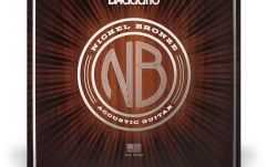 Corzi chitară acustică Daddario NB13556BT Nickel Bronze Balanced Tension Medium 13.5-56