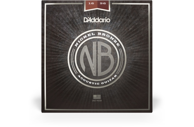 Corzi chitară acustică Daddario NB1656 Nickel Bronze Resophonic 16-56