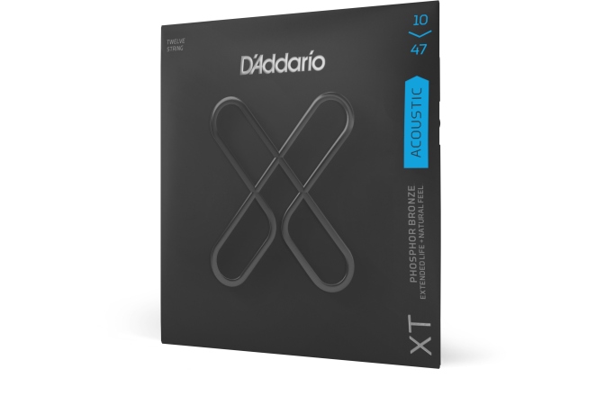 Corzi chitară acustică Daddario XT Acoustic PB 10-47 12 String