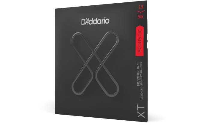 Corzi chitară acustică Daddario XTABR1356 XT 80/20 BronzeM Medium 13-56