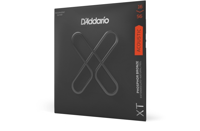 Corzi chitară acustică Daddario XTAPB1656 XT PB Medium Resophonic 16-56