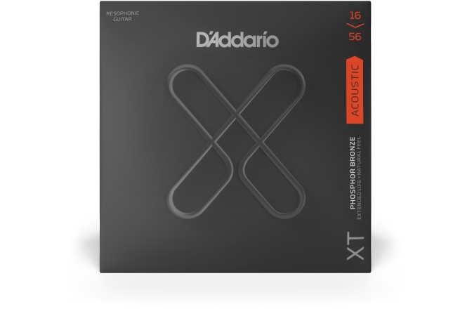 Corzi chitară acustică Daddario XTAPB1656 XT PB Medium Resophonic 16-56