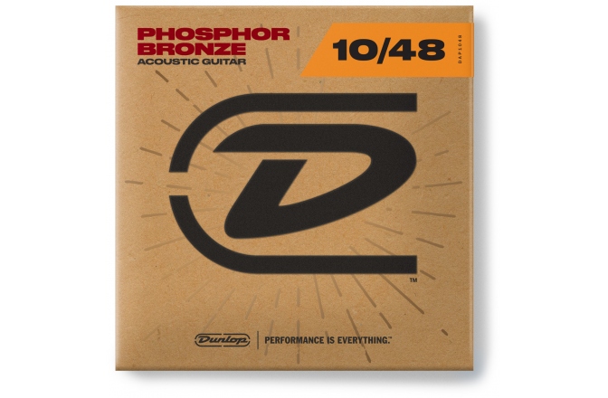 Corzi chitară acustică Dunlop Phosphor Bronze 10-48 Extra Light