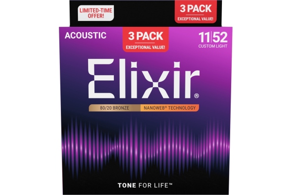 3Pack Nanoweb Acoustic 80/20 11-52 16564 3Pack Nanoweb Acoustic 80/20 11-52 16564