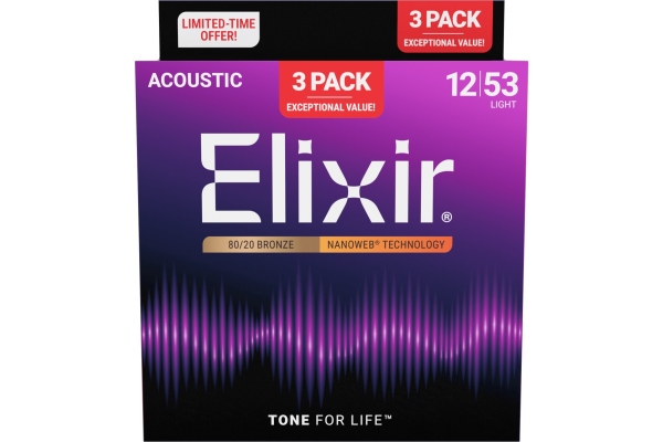 3Pack Nanoweb Acoustic 80/20 12-53 16565 3Pack Nanoweb Acoustic 80/20 12-53 16565