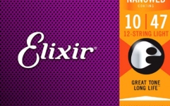 Corzi chitară acustică Elixir Nanoweb Acoustic 12-String Light 11152
