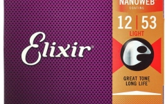 Corzi  chitară acustică Elixir Nanoweb Acoustic 80/20 Light 11052