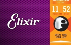 corzi chitară acustică Elixir Nanoweb Acoustic Ph Bronze Custom Light 16027