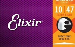 Corzi chitară acustică Elixir Nanoweb Acoustic Ph Bronze Extra Light 16002