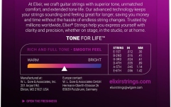 Corzi chitară acustică Elixir Nanoweb Acoustic Ph Bronze Light-Medium 12-56 16077