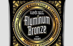 Corzi chitară acustică Ernie Ball Aluminum Bronze Light 11-52 2568