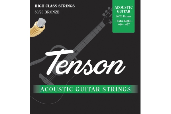Tenson Bronze .010-.047, Extra Light Tenson Bronze .010-.047, Extra Light