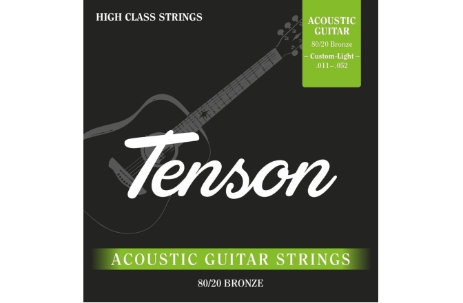 Corzi chitara acustica Gewa  Tenson Bronze .011-.052, Custom Light