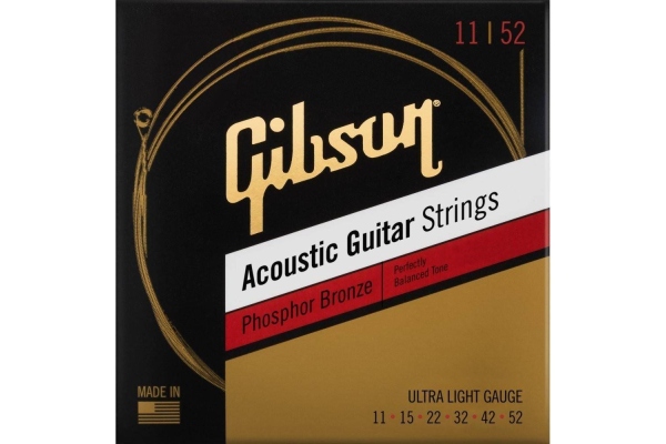 SAG-PB11 Phosphor Bronze Acoustic Ultra Light 11-52 SAG-PB11 Phosphor Bronze Acoustic Ultra Light 11-52