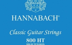 Corzi chitară acustică Hannabach Corzi chitara clasica Serie 800 High tension Argintat Set de 3 bass