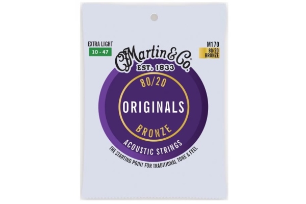 M170 Extra Light (10-47) Originals Bronze 80/20 M170 Extra Light (10-47) Originals Bronze 80/20