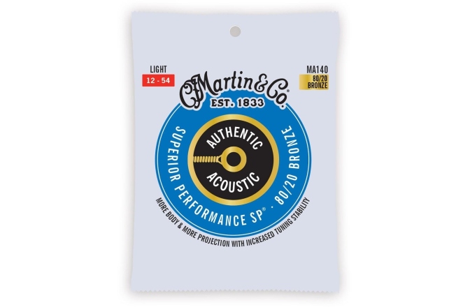 Strings acoustic guitar Martin Guitars MA-140 Authentic Acoustic Light