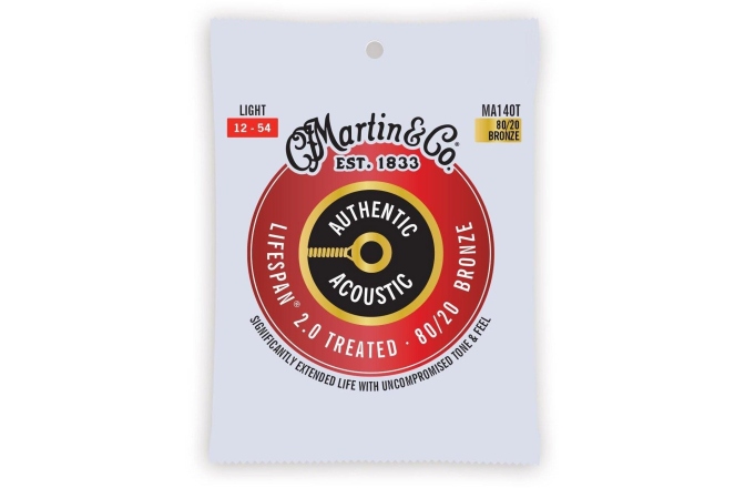 Strune za akustično kitaro Martin Guitars MA-140T Authentic Acoustic Light
