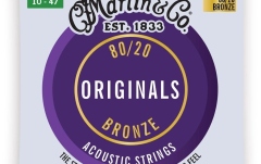 Corde per chitarra acustica Martin Guitars MA-170 Authentic Acoustic Extra Light