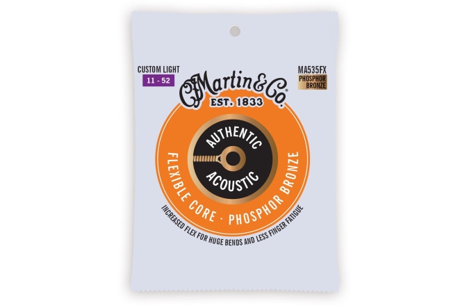 Strings acoustic guitar Martin Guitars MA-500FX Authentic Acoustic 12s Extra Light