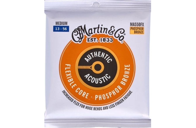 Strings acoustic guitar Martin Guitars MA-550FX Authentic Flexible Acoustic Medium