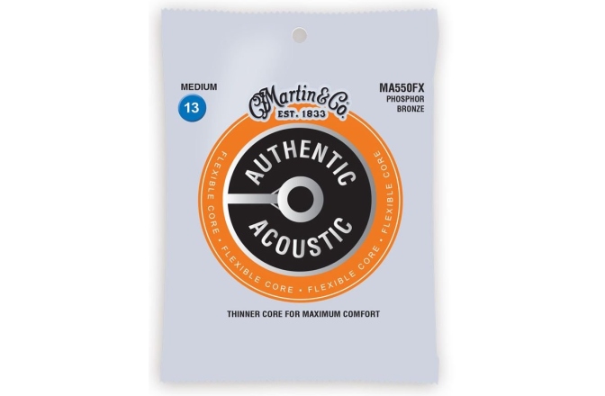 Corzi chitară acustică Martin Guitars MA-550FX Authentic Flexible Acoustic Medium
