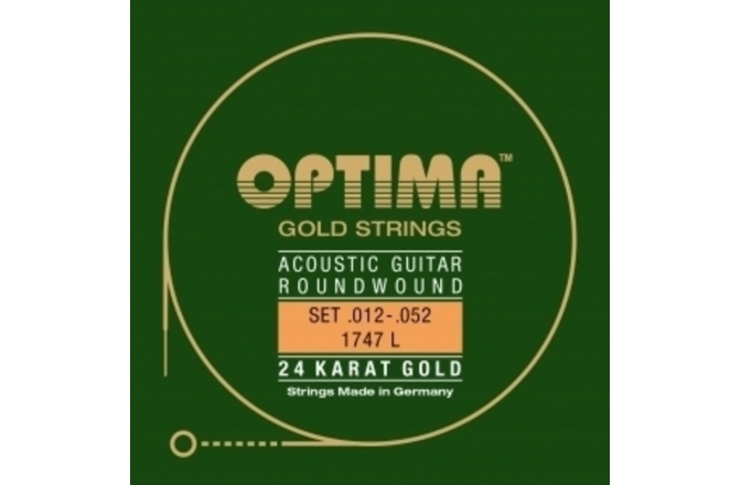 Corzi chitară acustică Optima Corzi chitara acustica Gold strings D4 .032w