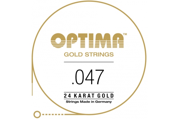 Gold strings E6 .047w