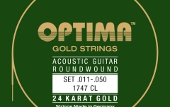 Corzi chitara acustica Optima Gold strings Set 1747CL