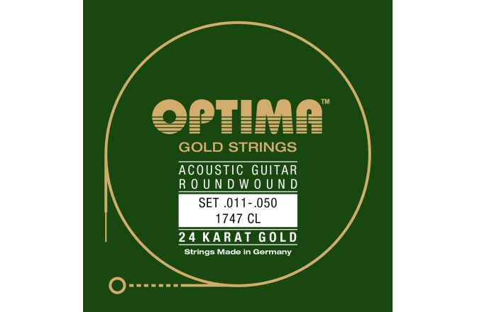Corzi chitara acustica Optima Gold strings Set 1747CL