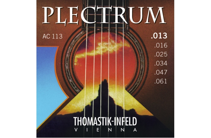 Corzi chitară acustică Thomastik Corzi chitara acustica Plectrum Acoustic Series .034rw