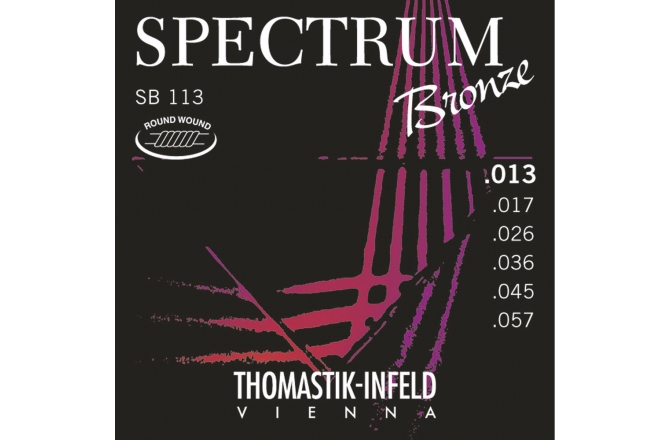 Corzi chitară acustică Thomastik Corzi chitara acustica Spectrum Bronze Series Set