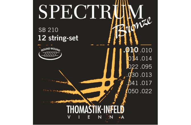 Corzi chitară acustică Thomastik Corzi chitara acustica Spectrum Bronze Series Set
