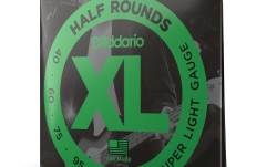 Corzi chitară bas Daddario ENR70 Half Round Super Light  40-95 Long Scale