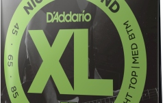 Corzi chitară bas Daddario EXL165SL Custom Light 45-105 Super Long Scale