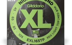 Corzi chitară bas Daddario EXL165TP  Custom Light 45-105 2 Sets Long Scale