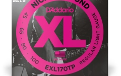 Corzi chitară bas Daddario EXL170TP Light 45-100 2 Sets Long Scale
