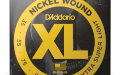 Corzi chitară bas Daddario EXL180 Extra Super Light 35-95 Long Scale