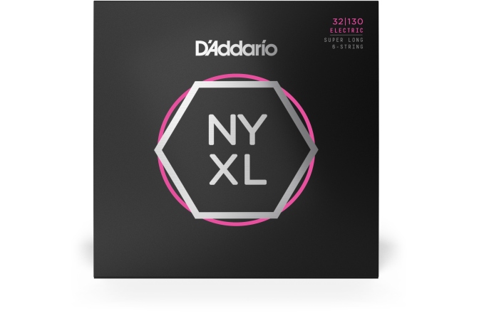 Corzi chitară bas Daddario NYXL32130SL Regular Light 6-String 32-130 Super Long Scale