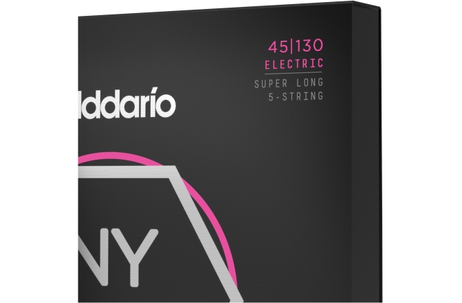 Corzi chitară bas Daddario NYXL45130SL Regular Light 5-String 45-130 Super Long Scale