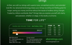 Corzi chitară bas Elixir Nanoweb Bass 5 Longscale Light 14202