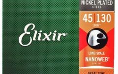 Corzi chitară bas Elixir Nanoweb Bass 5 Longscale Light 14202