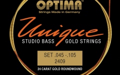 Corzi chitară bas Optima Corzi chitara bas Unique Studio Gold Strings Set