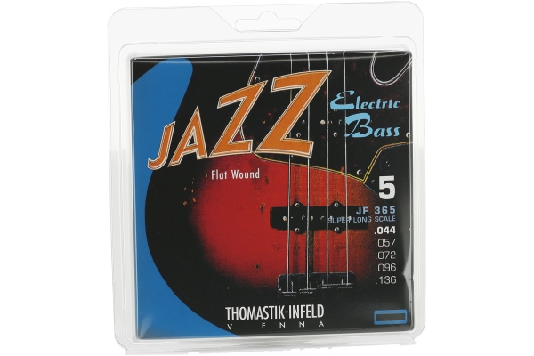 Jazz Bass series nickel flat wound round core Set 5-str. super long Jazz Bass series nickel flat wound round core Set 5-str. super long