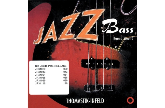 Corzi chitară bas Thomastik Corzi chitara bas Jazz Bass series nickel round wound roundcore 0.069