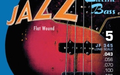 Corzi chitara bas  Thomastik  Jazz Bass series nickel flat wound round core 0.136