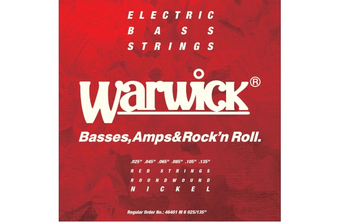 Corzi chitară bas Warwick Red Label NI 6M - 46401